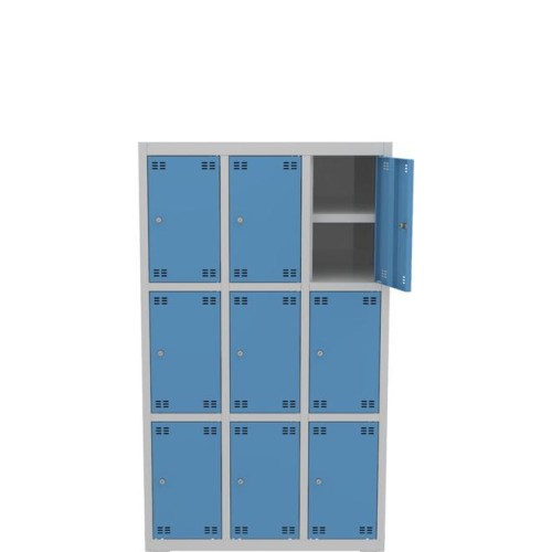 Metalowa szafka skrytkowa PROFI B9/3 150x88,5 cm
