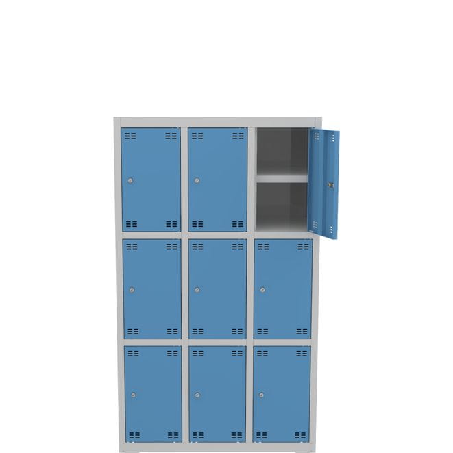 Metalowa szafka skrytkowa PROFI B9/3 150x88,5 cm
