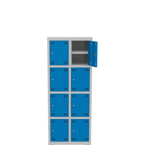 Metalowa szafka skrytkowa PROFI B8/4 8-drzwiowa