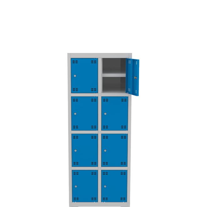 Metalowa szafka skrytkowa PROFI B8/4 8-drzwiowa