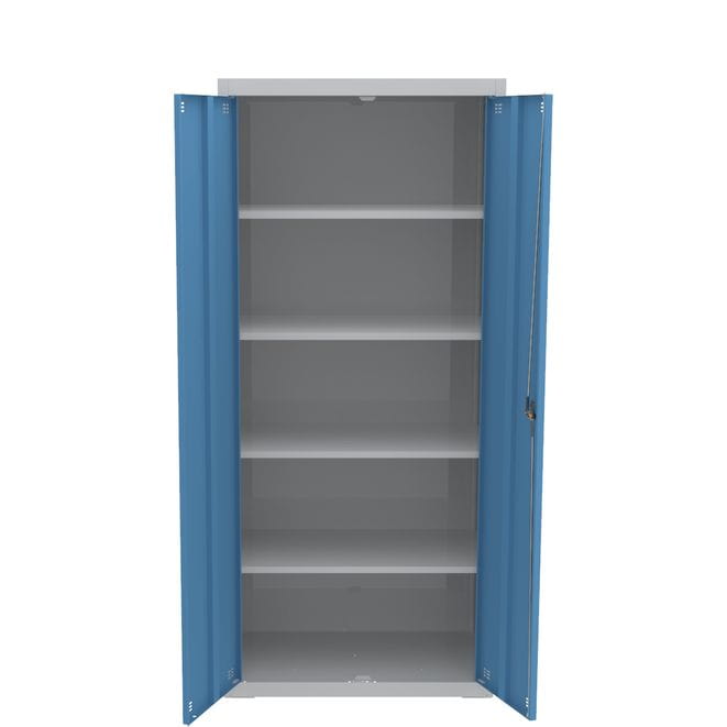 Metalowa szafa gospodarcza PROFI M1 80 cm szara