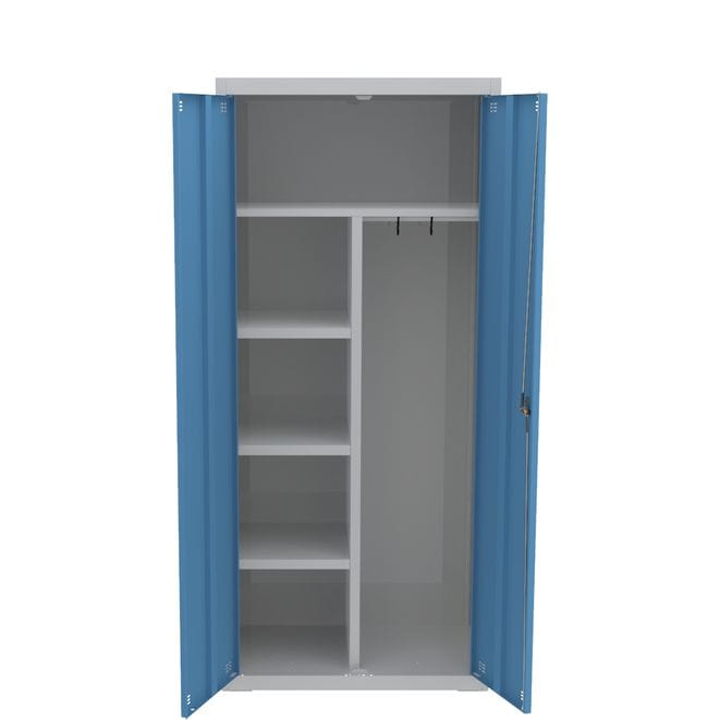 Metalowa szafa gospodarcza PROFI M2 80 cm szara