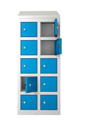 Metalowa szafka skrytkowa PROFI S10 szerokość 41,5 cm
