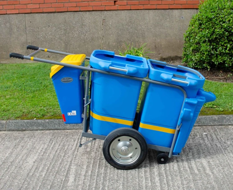 Solidny wózek do odpadów dla firm sprzątających Space-Liner 200L
