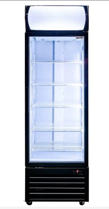 Witryna chłodnicza RICO I70 z drzwiami szklanymi i oświetleniem LED