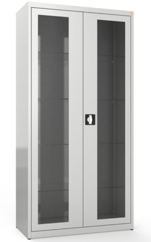 Szafa medyczna dwuskrzydłowa, jednokomorowa, drzwi przeszklone MD 2s .jpg