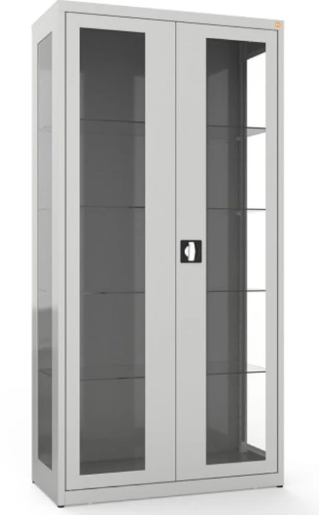 Szafa medyczna dwuskrzydłowa, jednokomorowa, drzwi i boki przeszklone MDB 2s.jpg