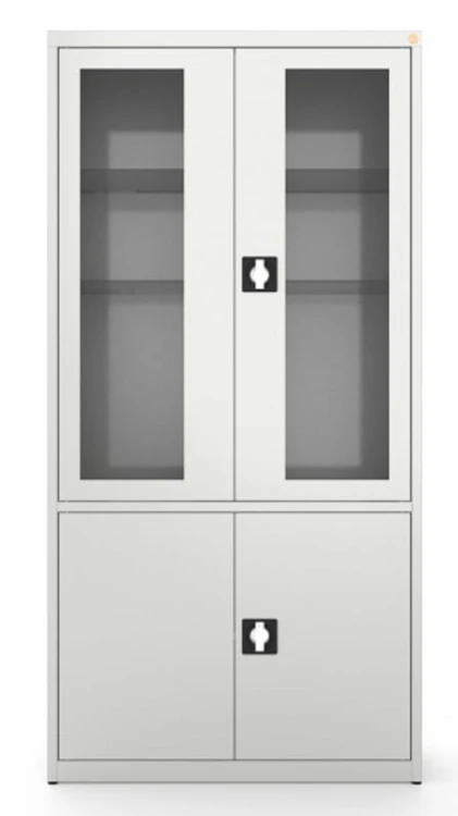 Szafa medyczna dwuskrzydłowa, jednokomorowa, drzwi i boki przeszklone MDB2s.jpg