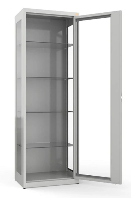 Szafa medyczna jednokomorowa, jednoskrzydłowa, drzwi i boki przeszklone MDB.jpg