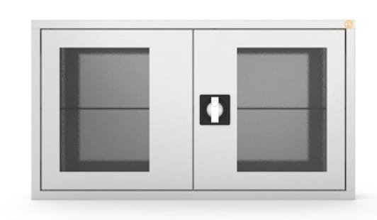 Szafa medyczna wisząca, dwudrzwiowa, drzwi przeszklone MD.jpg