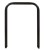 Stojak na rower typu U malowany proszkowo 80x80 cm