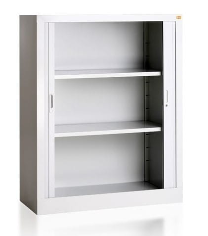 Szafa biurowa dwuskrzydłowa, dwupółkowa z drzwiami .jpg