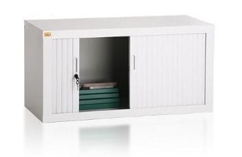 Nadstawka do szafy biurowej dwuskrzydłowa, z drzwiami żaluzjowymi .jpg