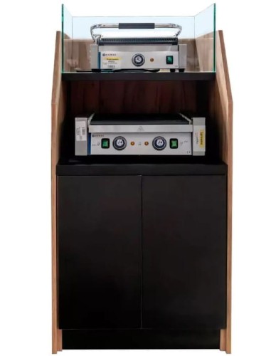 Stanowisko do hot-dogów Mega-M  dąb kraft.jpg