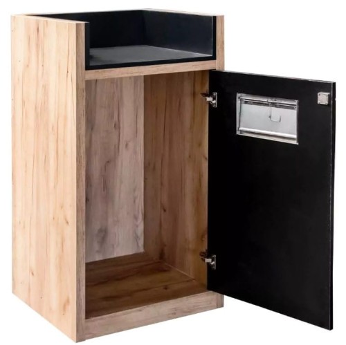 Kosz na śmieci ze stojakiem na tace Mega-Market .jpg