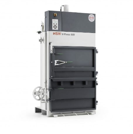 Belownica, prasa do makulatury folii pionowa HSM V-Press 605, bela 70 kg.jpg