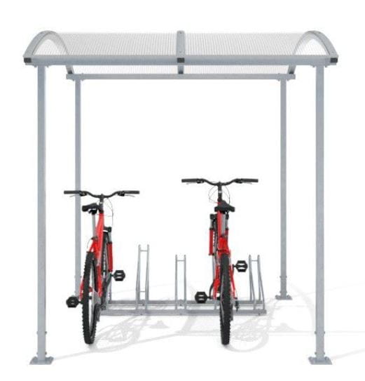 wiata rowerowa zadaszona, zabudowana, na 5 stanowisk, produent, mała architektura.JPG