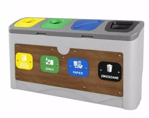 Kosz do segregacji mała architektura, kosz wewnętrzny.JPG