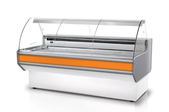 Lada chłodnicza, witryna RAPA L-B, 79 90, z szyba giętą, uchylną.jpg