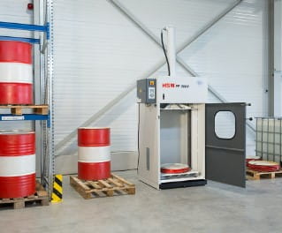 Prasa do beczek HSM FP 3000 widok frontowy