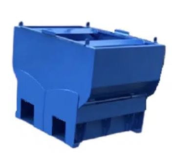 Kontener z rozsuwanym dnem PMS 250 l stalowy