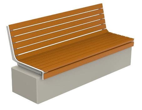 Ławka betonowa, ławka betonowo-drewniana, mała architektura, producent.JPG