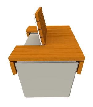 ławka z oparciem, ławka betonowo-drewniana, ławka betonowa, mała architektura, producent.JPG