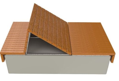 leżak miejski, leżak betonowy, mała architektura, producent, ławko-leżak.JPG