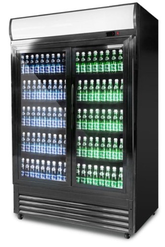 Szafa chłodnicza sklepowa z oświetleniem LED RQ1300SL