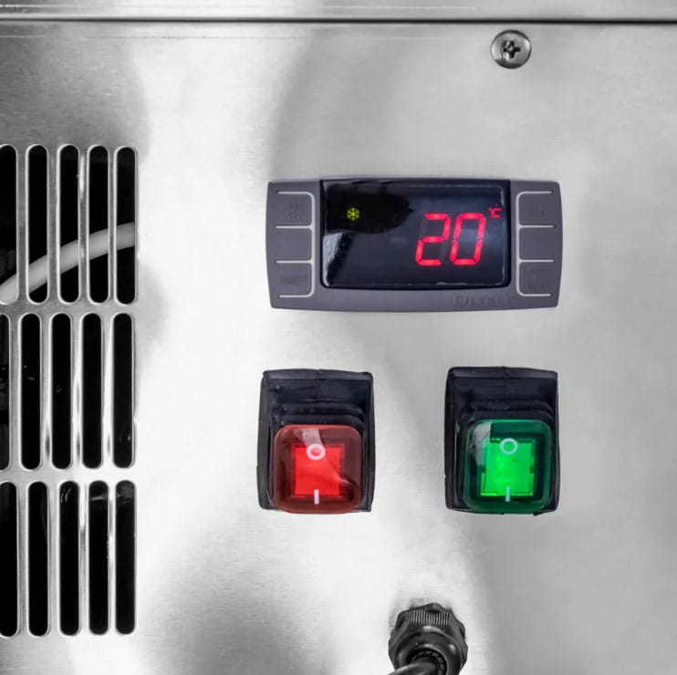 Witryna chłodnicza nastawna Mega-M ELSA MINI S66 Inox