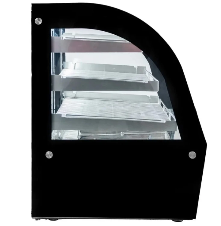 Witryna nastawna Mega-M CLARA MINI S66 Inox z drzwiami przesuwnymi