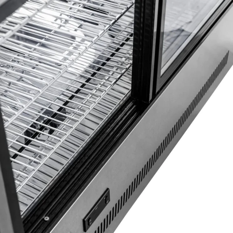 Witryna chłodnicza inox Mega-M CLARA MINI S90 z oświetleniem LED