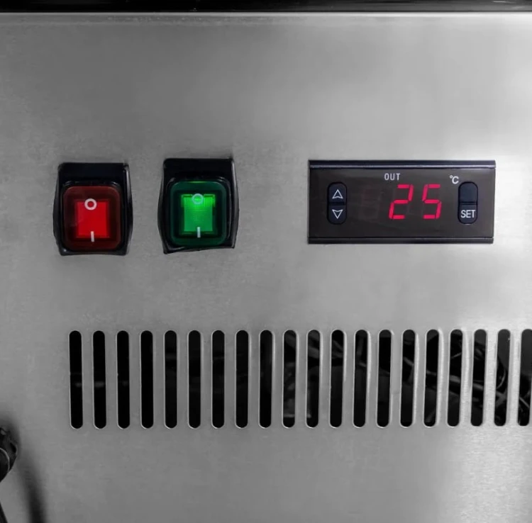 Witryna chłodnicza nastawna Mega-M CLARA MINI S120 Inox
