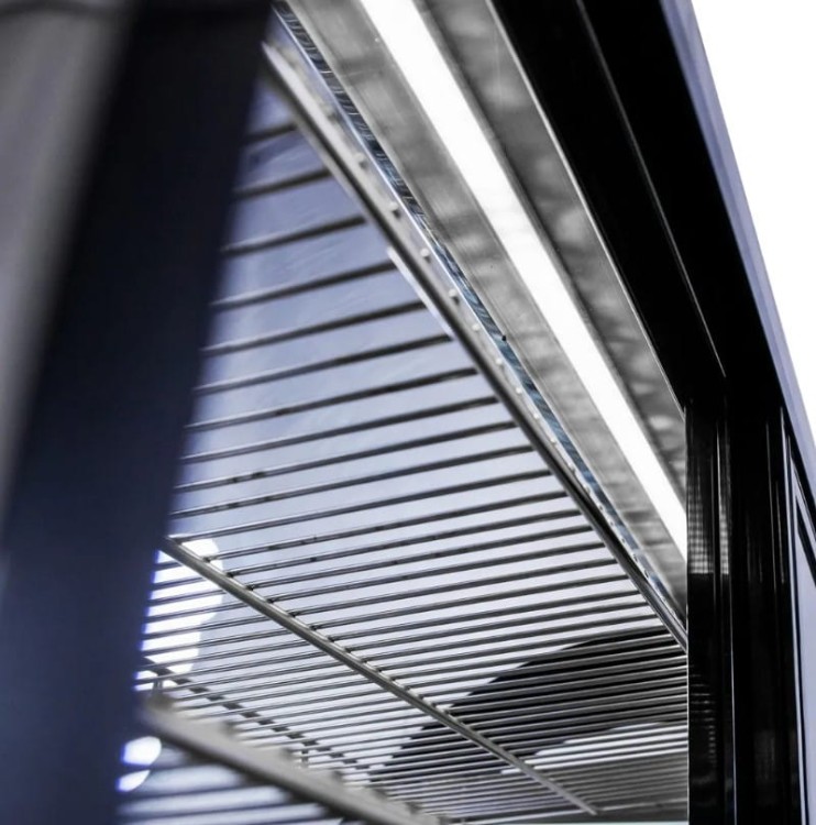 Nastawna witryna chłodnicza CLARA MINI S120 Inox 120 cm