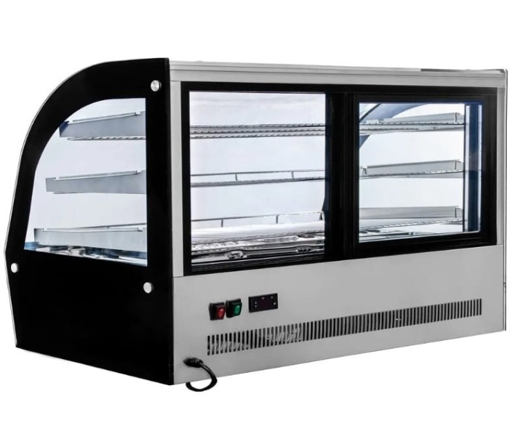Witryna chłodnicza 200 l Mega-M CLARA MINI S120 Inox
