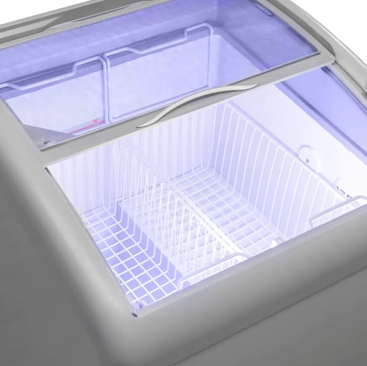 Zamrażarka skrzyniowa z przesuwną szybą Mega-M YETI X67