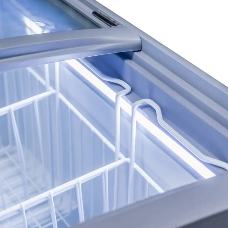 Zamrażarka do mrożonek Mega-M YETI X78 z przesuwną szybą