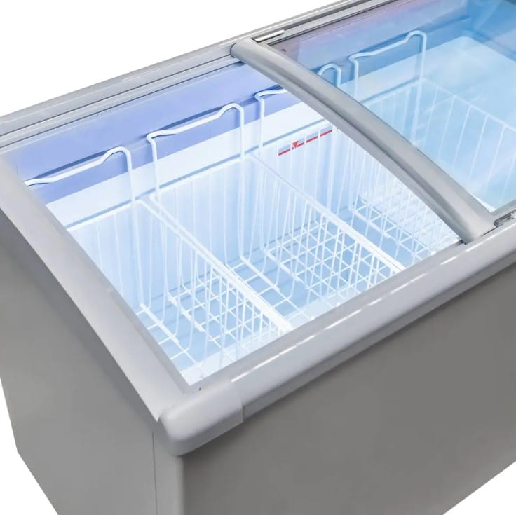 Zamrażarka z przesuwną szybą Mega-M YETI X100 190L
