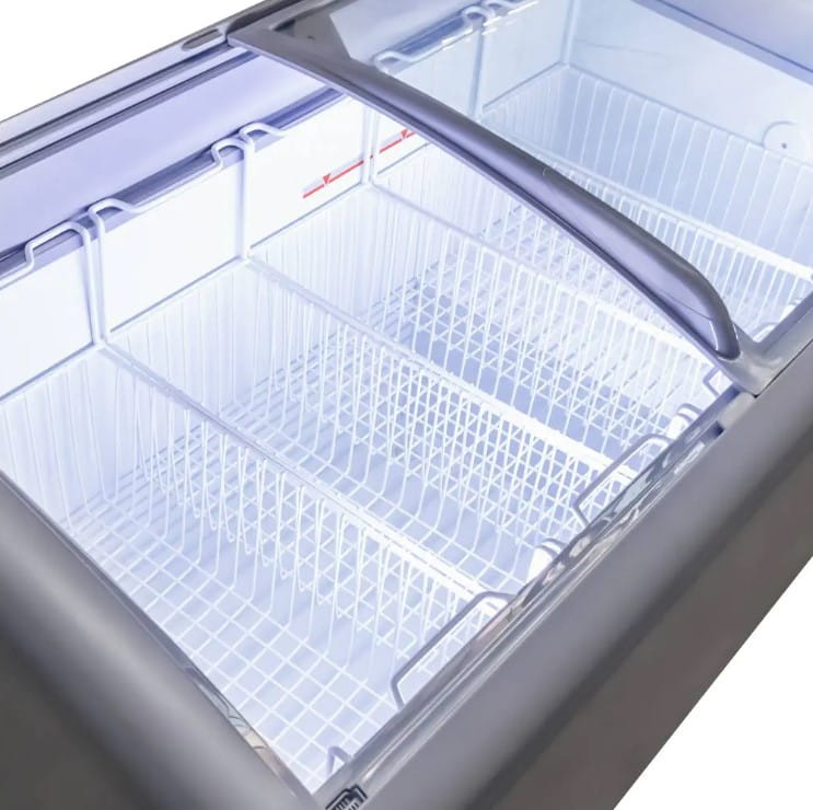 Profesjonalna zamrażarka 260 l Mega-M YETI X126 szara