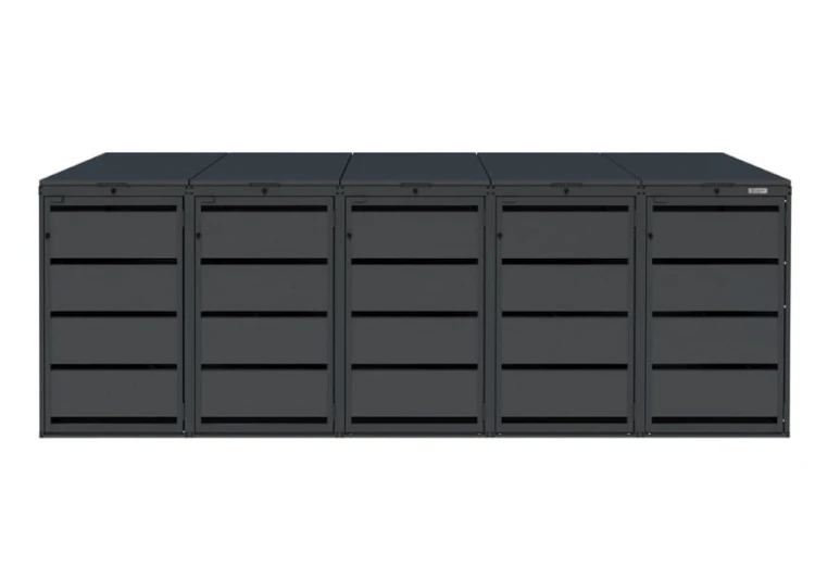 Zabudowa pojemników na odpady Cuba 5 x 120 l