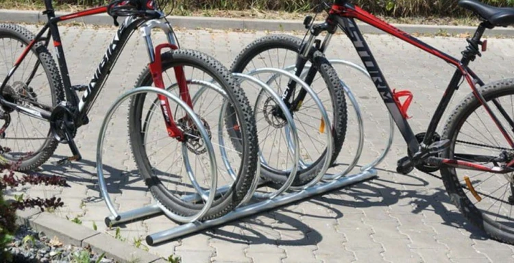 Nowoczesny stojak rowerowy VIRO MAX stal nierdzewna