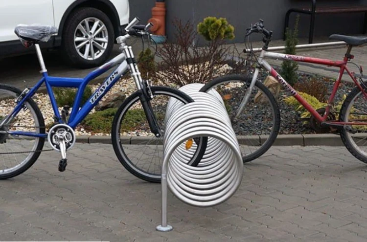 Dwustronny stojak rowerowy VIRO PION 200 cm