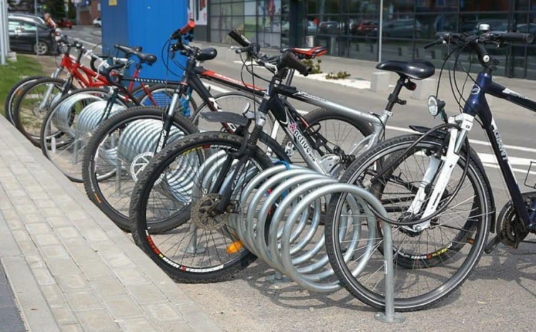 Parking rowerowy VIRO PION 300 cm stal nierdzewna
