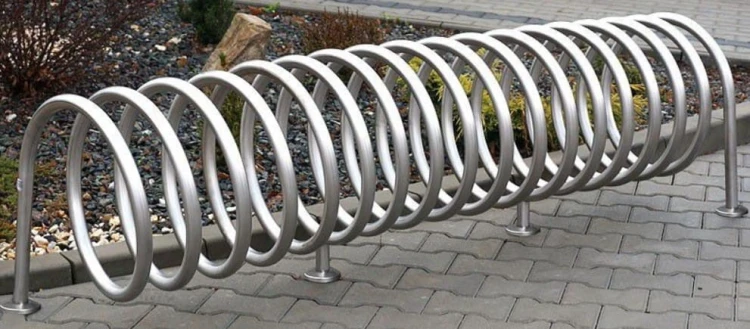 Dwustronny stojak na rowery VIRO PION 300 cm