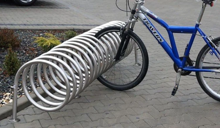 Stojak rowerowy ze stali nierdzewnej VIRO PION