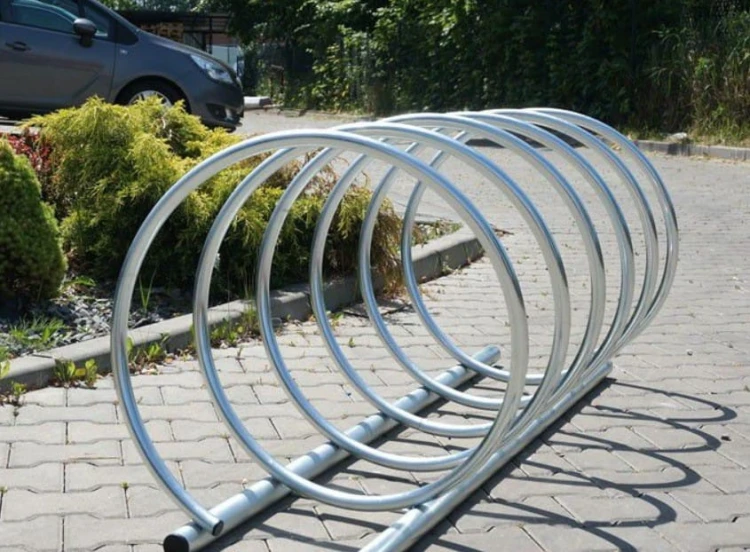Spiralny stojak rowerowy VIRO MAX 300 cm nierdzewny