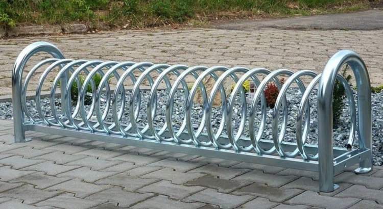 Dwustronny stojak rowerowy VIRO-6 na 6 rowerów