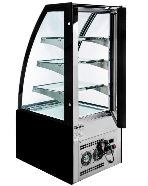 Witryna gastronomiczna Mega-M CLARA S60 black stal nierdzewna