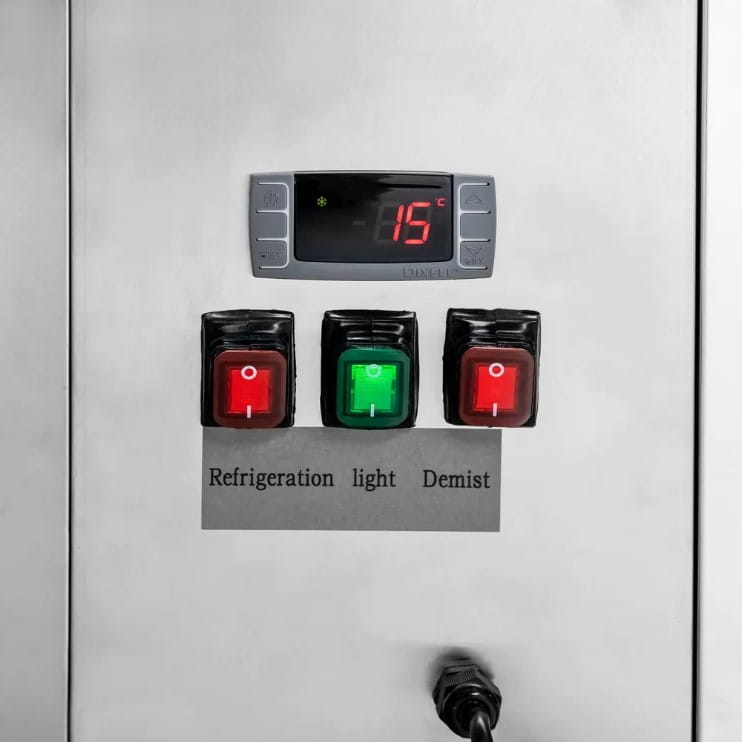 Witryna cukiernicza Mega-M CLARA S90 black do ekspozycji ciast