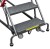 Stalowa drabina magazynowa Mega-M 4 stopniowa